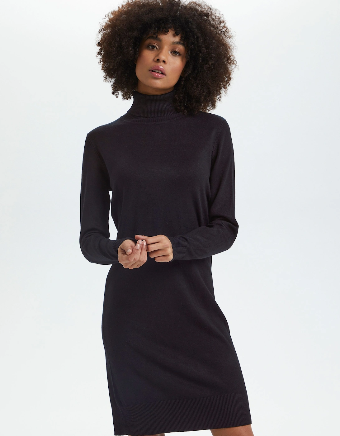 MilaSZ Rollneck Dress Plain, 2 of 1