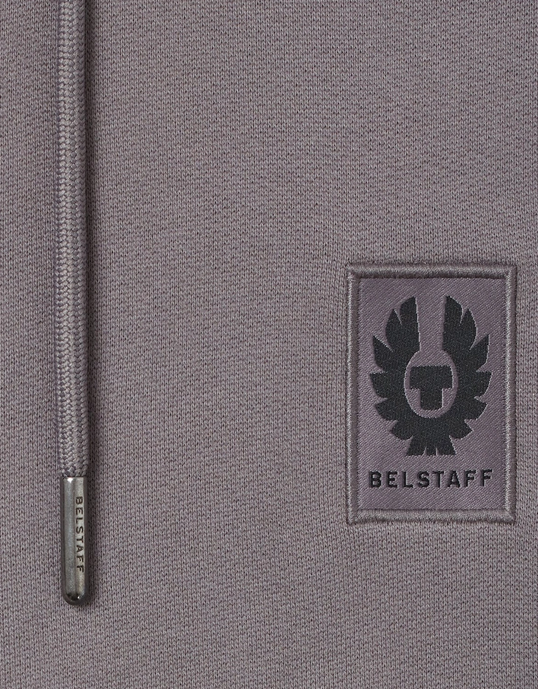 Patch Logo Hooded Top Taupe