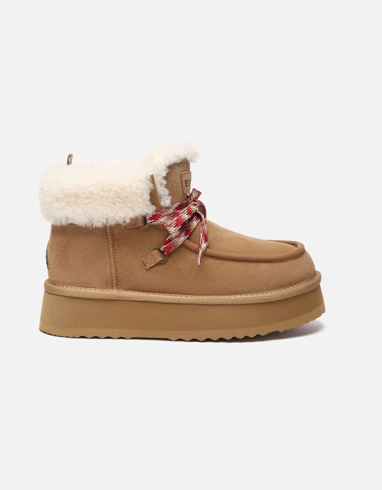 Women Lapwing Ankle Platform Boots