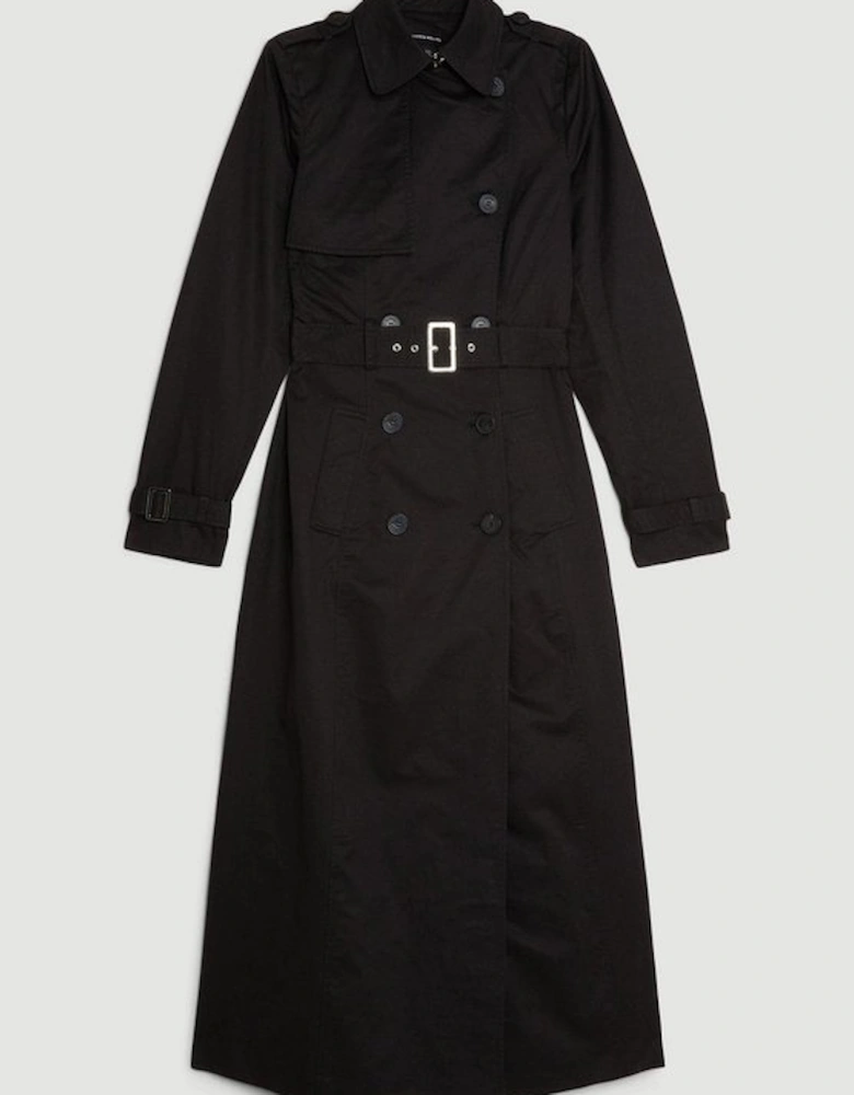 Tailored Classic Belted Trench Coat