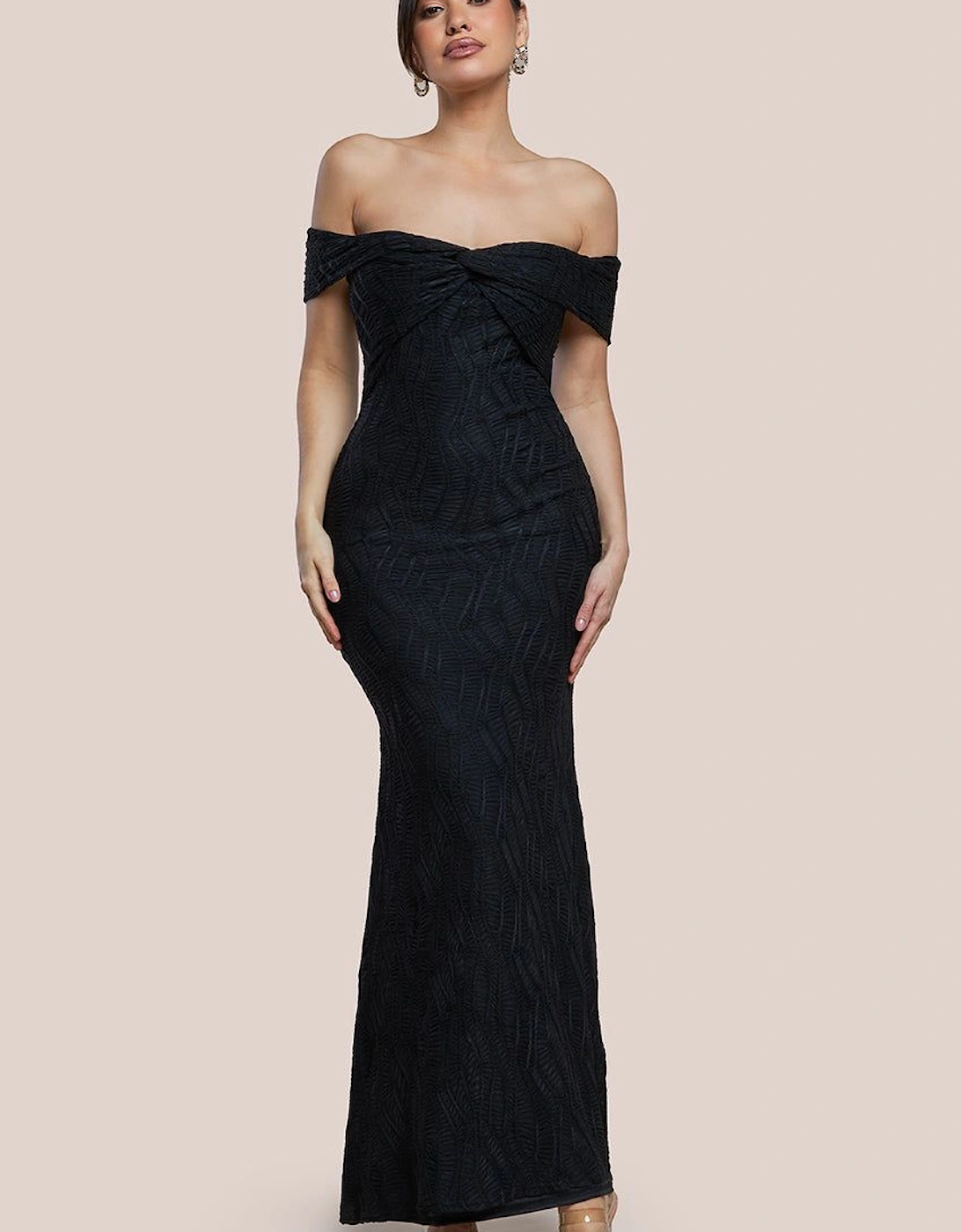 Front Knot Twist Maxi Dress, 2 of 1