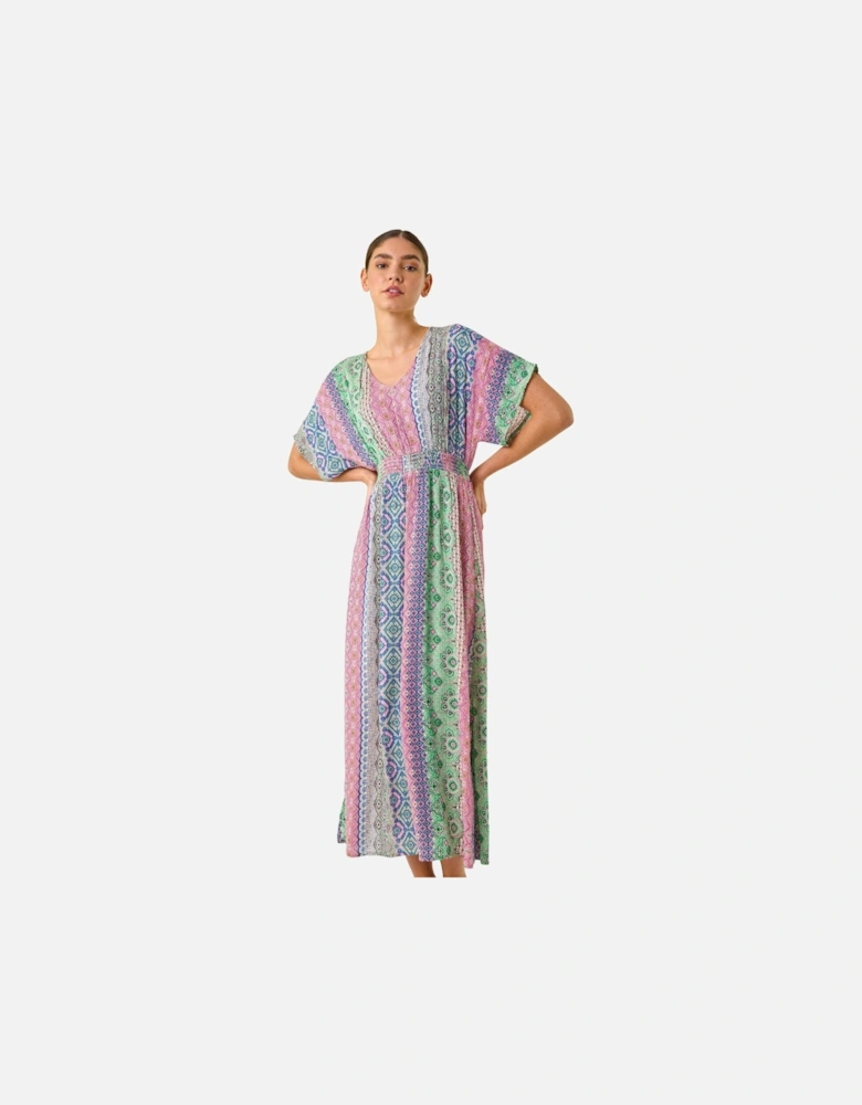 Boho Stripe Maxi Dress