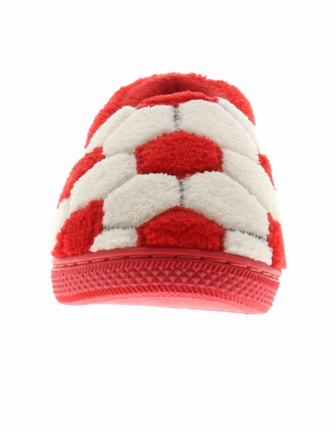 Boys Full Slippers Junior Football Hernandez red UK Size