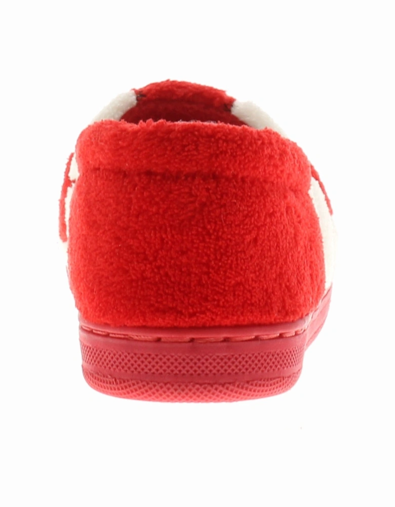 Boys Full Slippers Junior Football Hernandez red UK Size