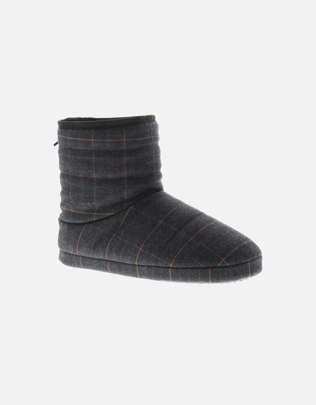 Men's Rockstorm Mens Slippers Andy Bootee Sherpa Lining Navy UK Size - Blue - Size: 9