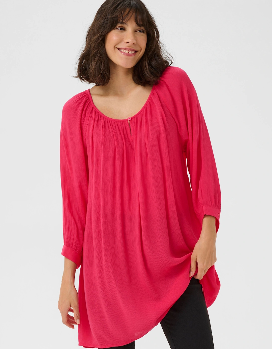 Amber 3/4 Sleeve Regular Fit Tunic, 2 of 1