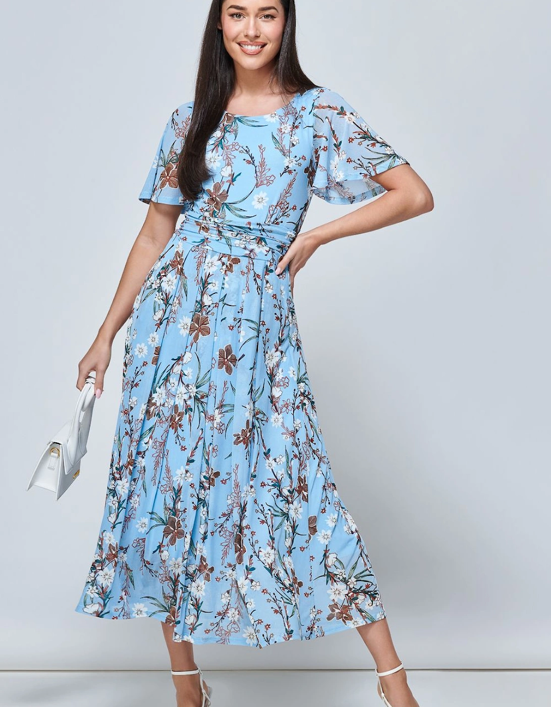 Giana Mesh Maxi Dress, 2 of 1