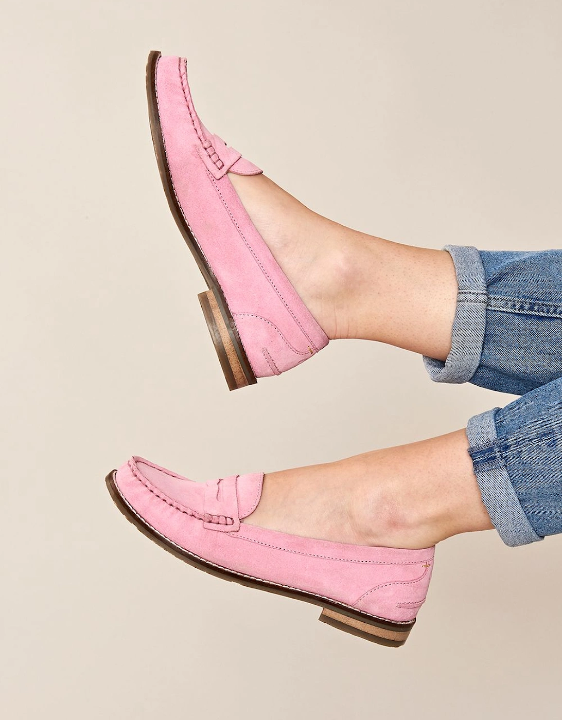 'Petrel Suede' Ladies Suede Loafers, 2 of 1