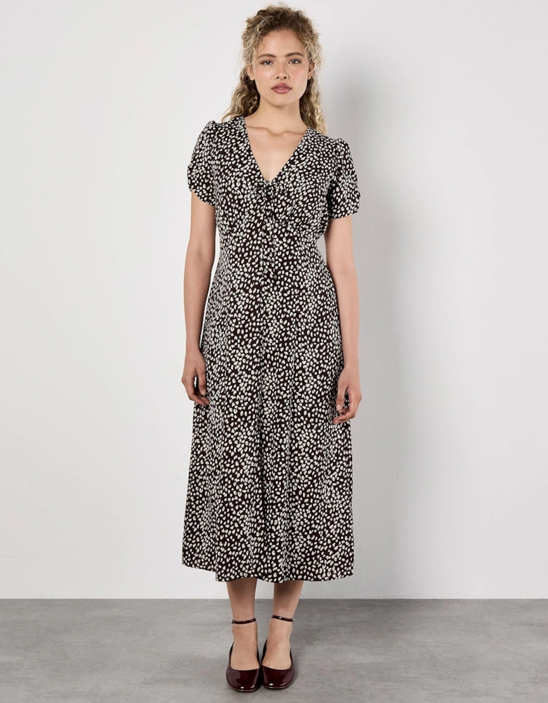Animal Print Midaxi Dress