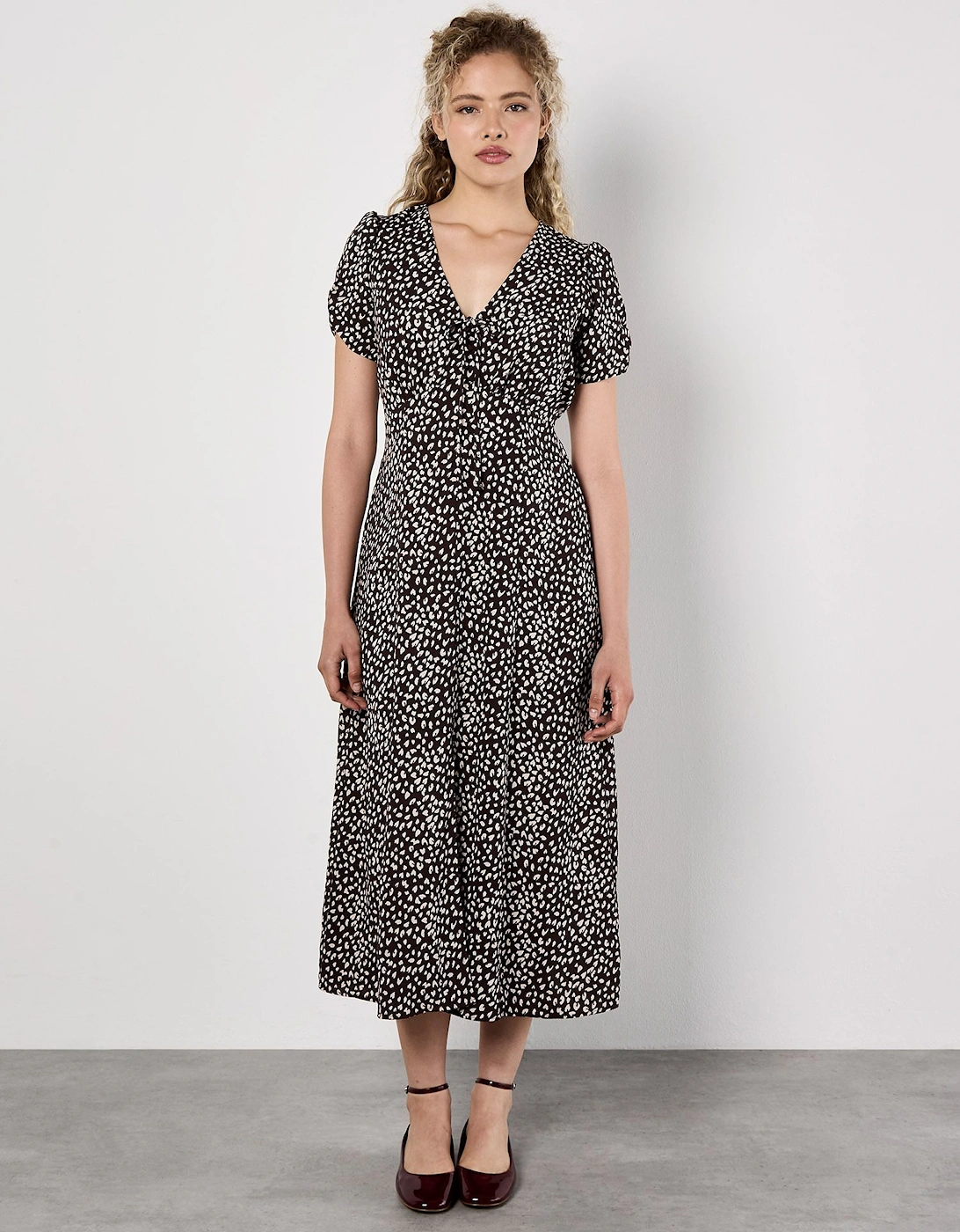 Animal Print Midaxi Dress, 2 of 1