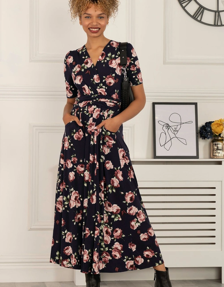 Elisha Print Jersey Maxi Dress