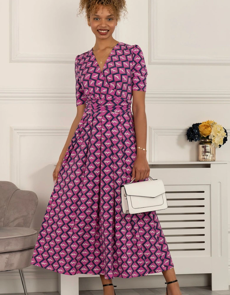 Katherine Half Sleeve Maxi Dress