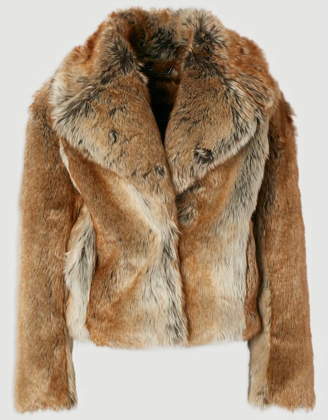 Faux Fox Fur Short Coat