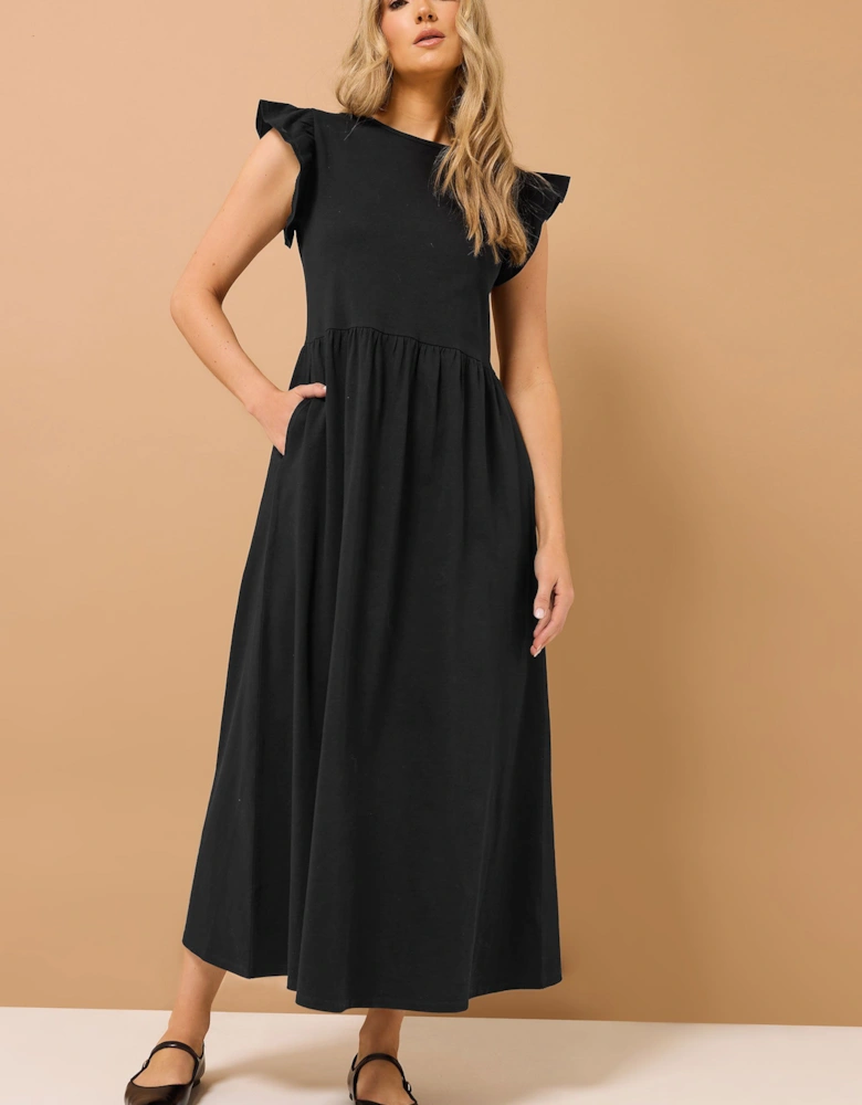 Tall Frill Smock Maxi Dress