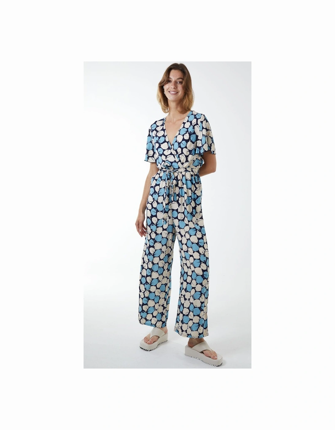 Abstract Honeycomb Cross Over Jumpsuit, 2 of 1