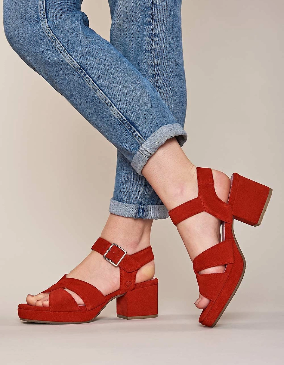 'Araniko' Chunky Heel Sandals, 2 of 1