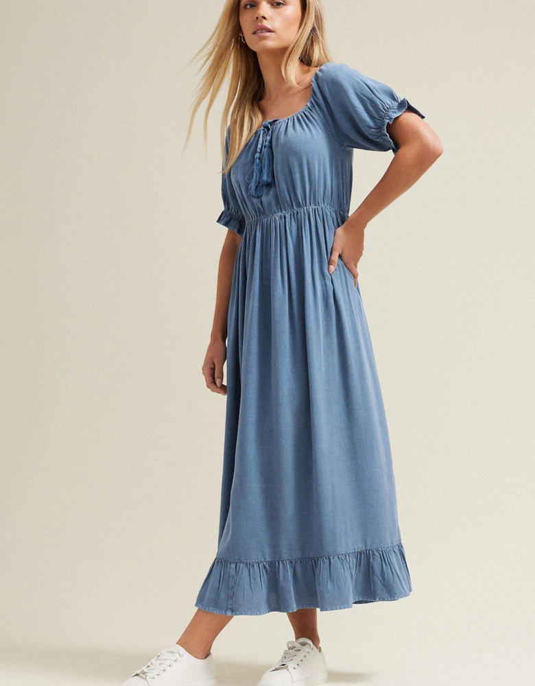 Petite Tassel Detail Dress