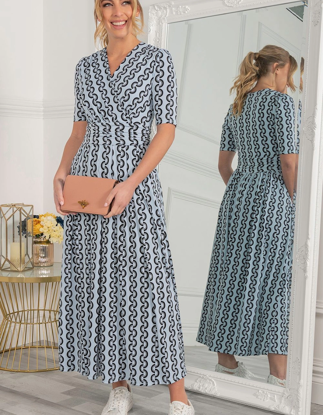 Genesis Wrap Front Maxi Dress, 2 of 1