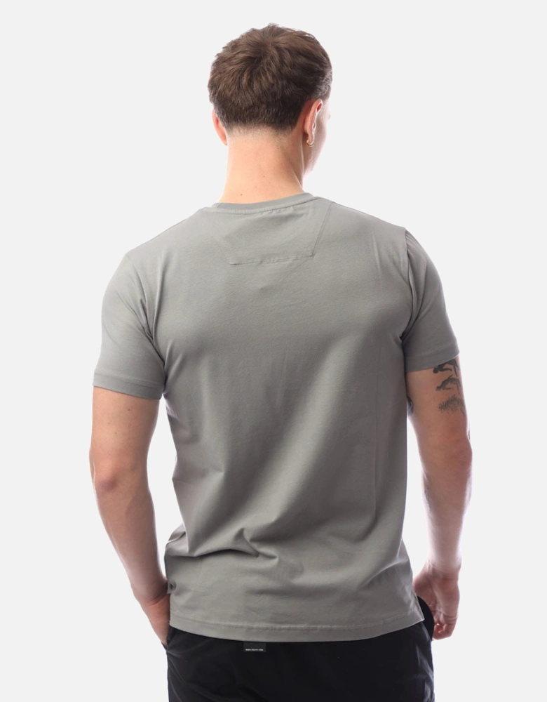 Glossy Chest Print T-Shirt