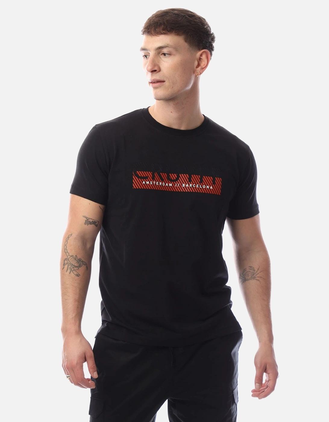 Glossy Chest Print T-Shirt, 5 of 4