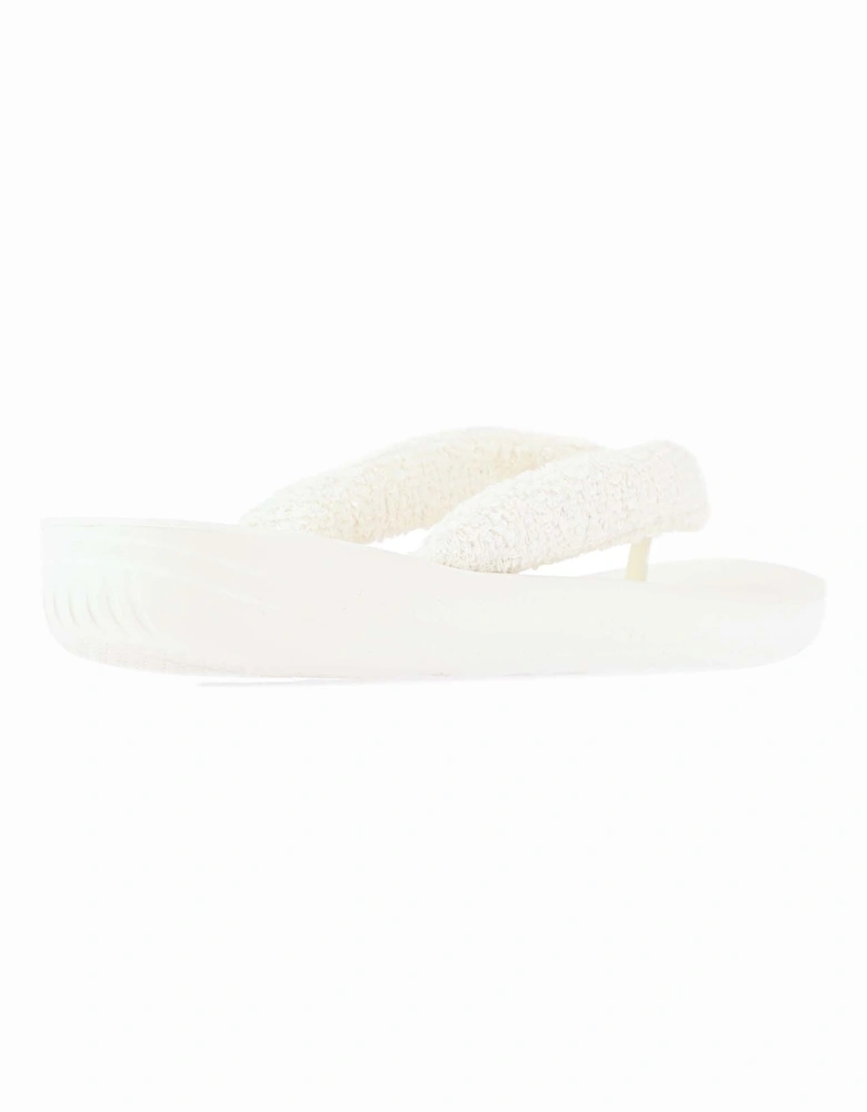Womens iQushion Towelling Flip Flops