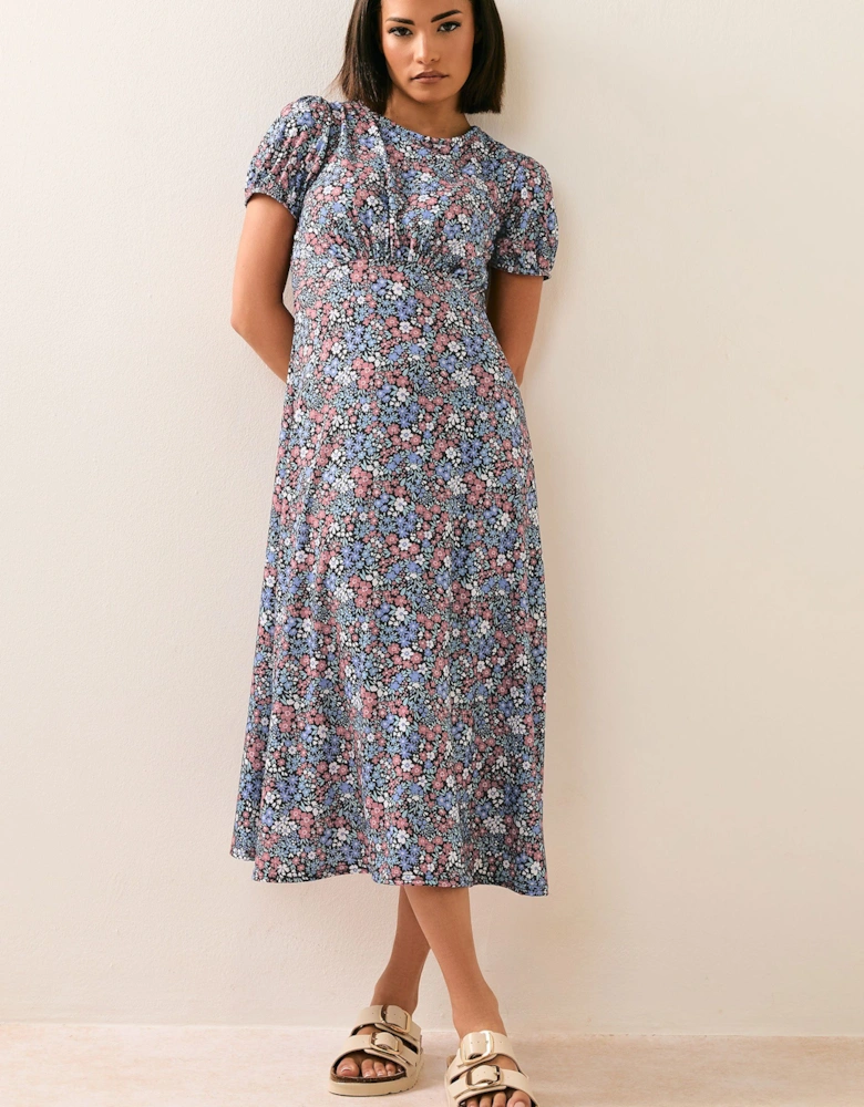 Petite Ditsy Floral Tea Dress