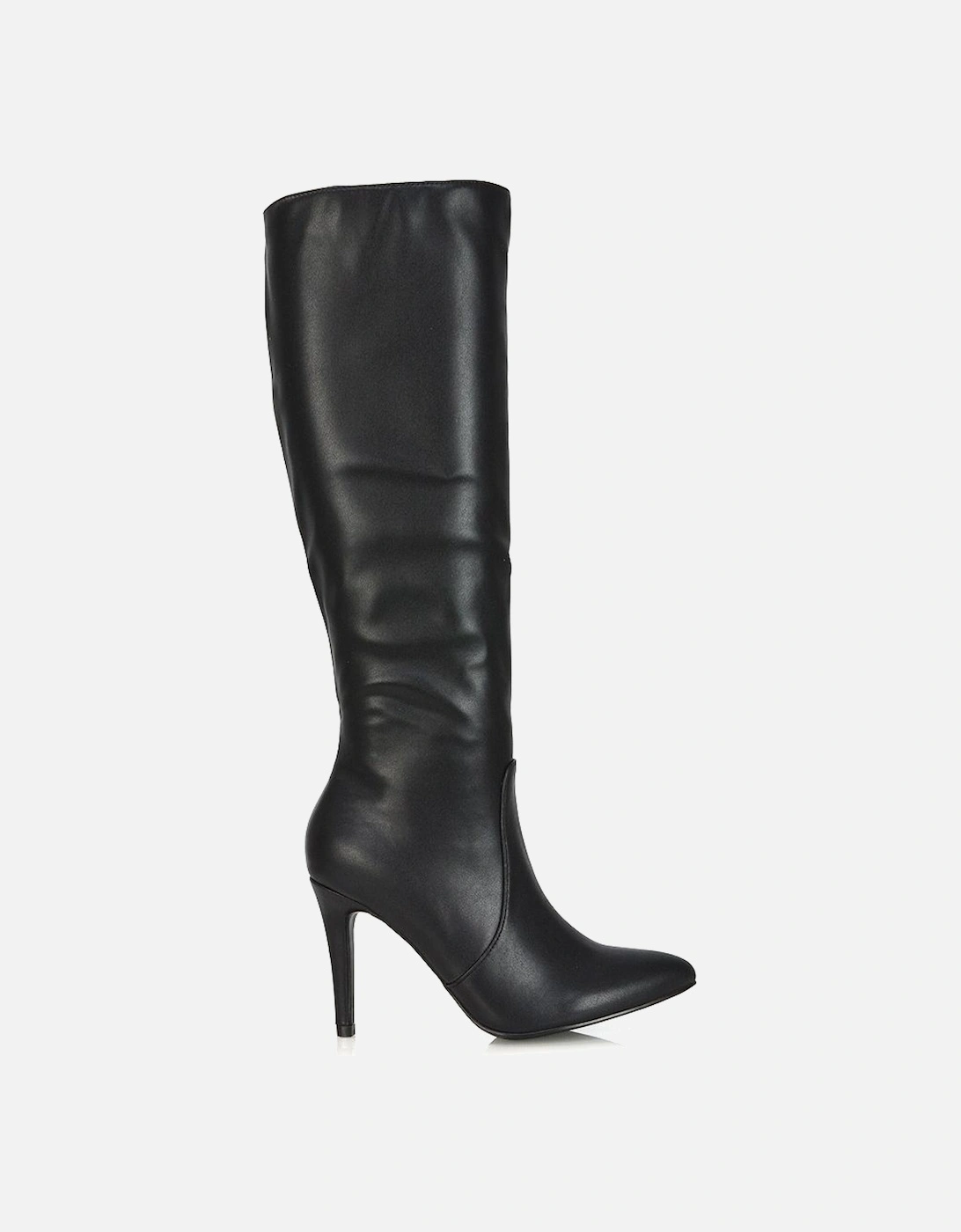 'Bree' Pointed Toe Zip-up Stiletto Heel Knee High Boots, 2 of 1