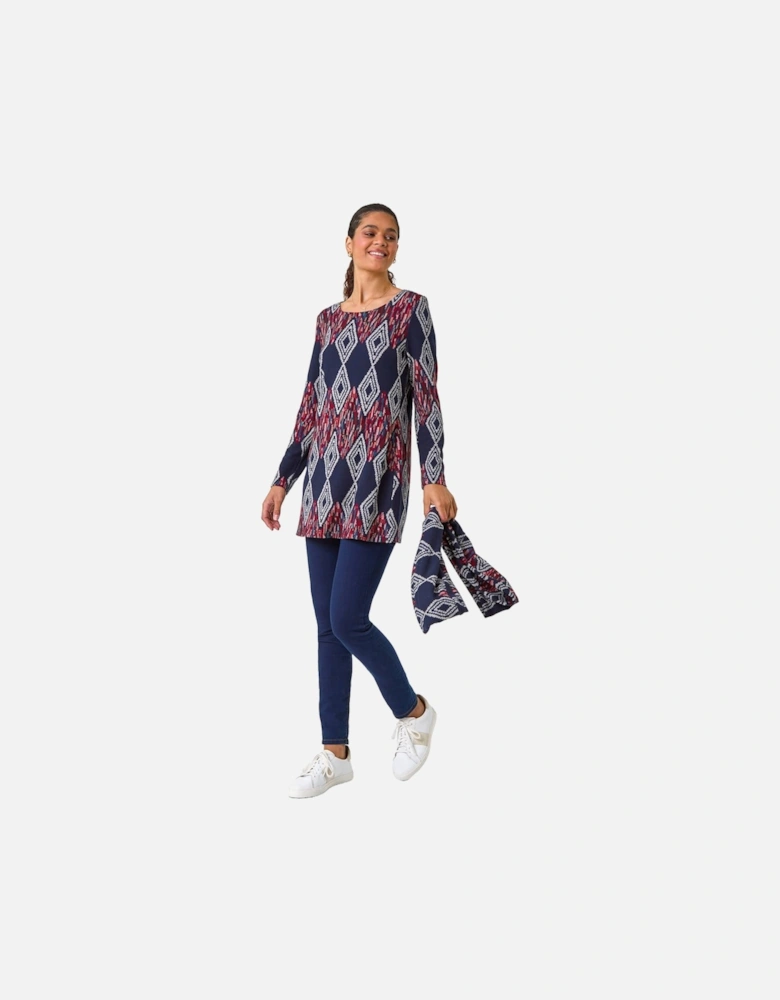Printed Longline Tunic