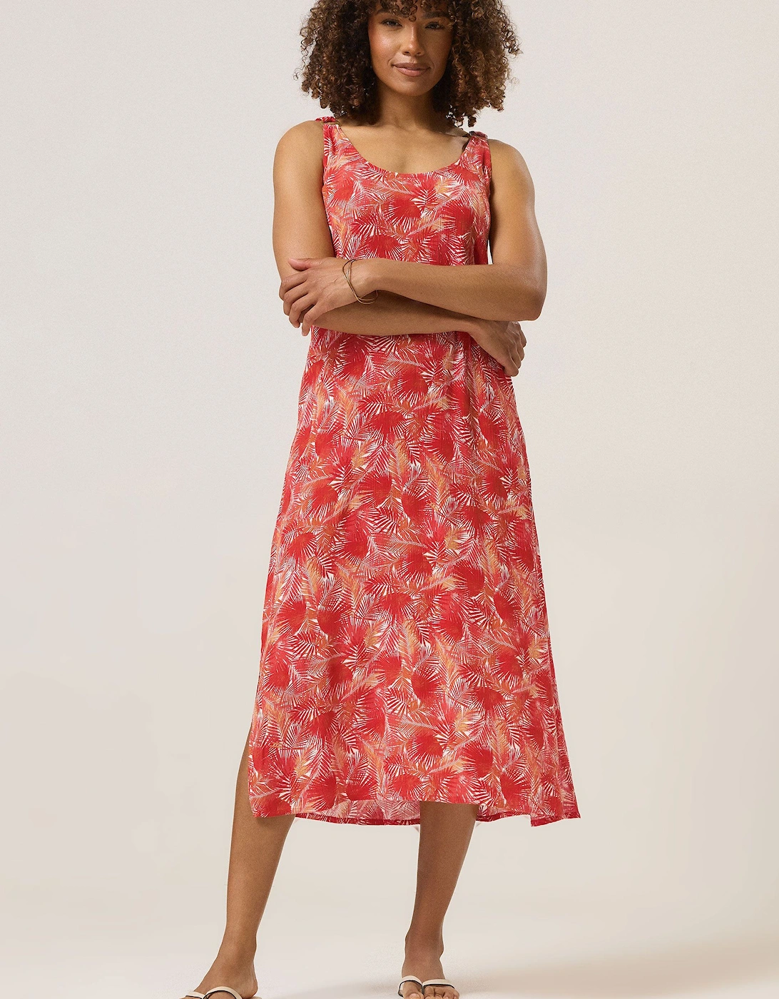 Tropical Print Beach Dress, 2 of 1