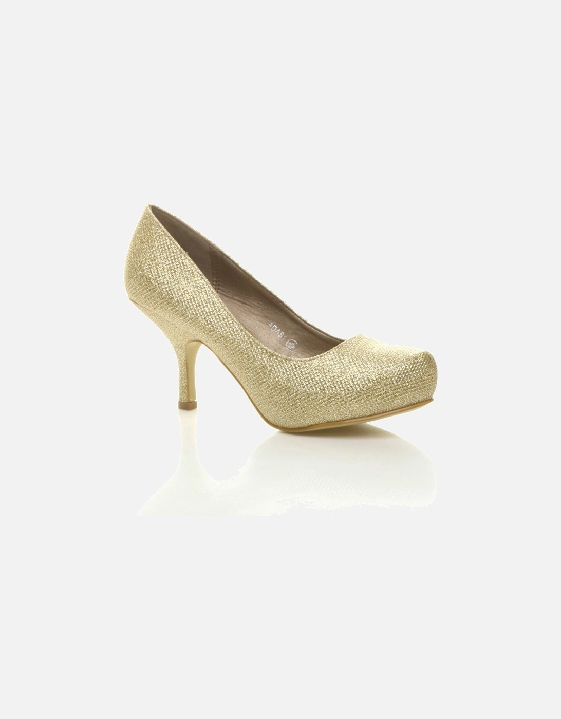 High  Heel  Glitter Court Shoes, 2 of 1