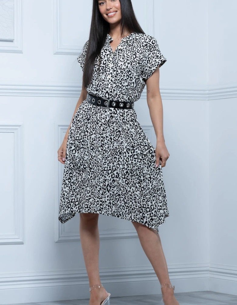 Elle Print Hanky Tunic Dress