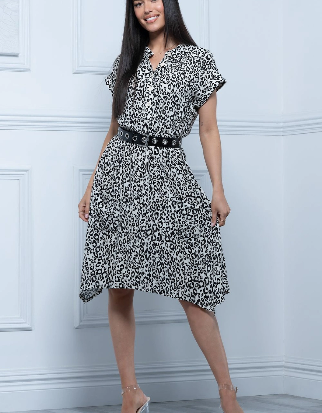 Elle Print Hanky Tunic Dress, 2 of 1