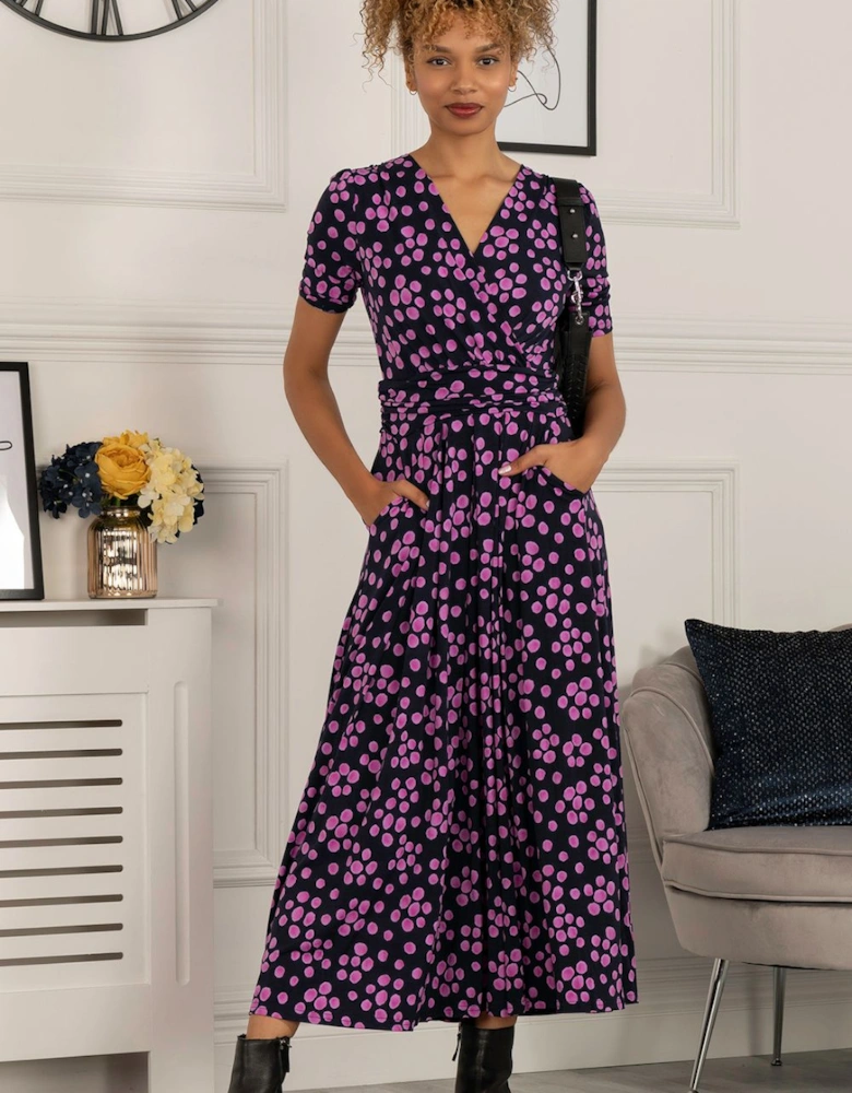 Coleen Printed Jersey Maxi Dress