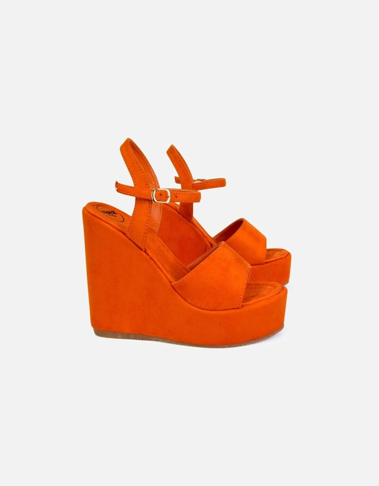 'Belinda' Wedge Heel Strappy Platform Sandals