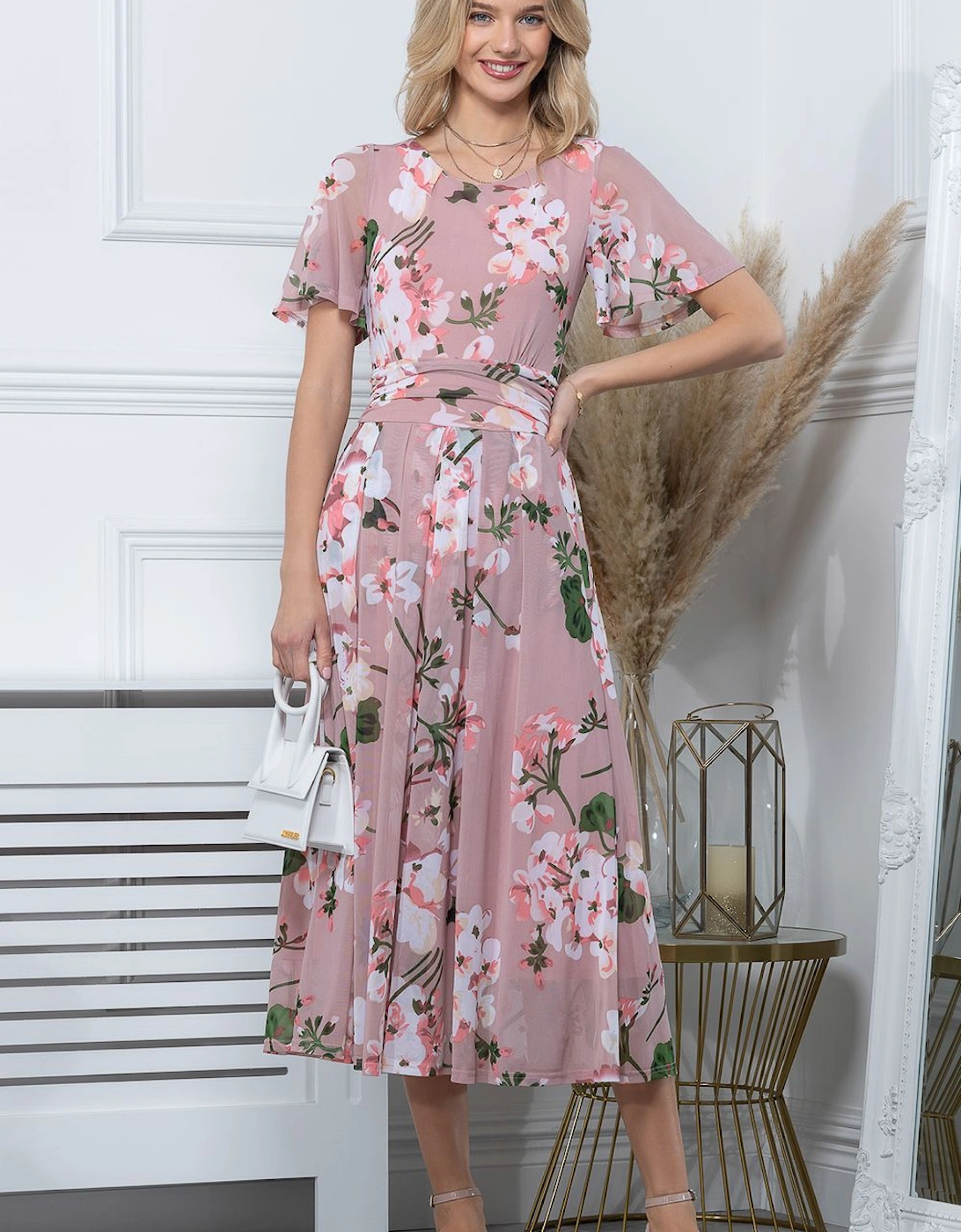 Julita Print Mesh Maxi Dress, 2 of 1