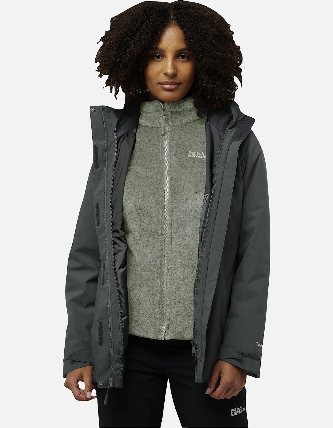 Womens Rotwand 3 in 1 Jacket, 2 of 1