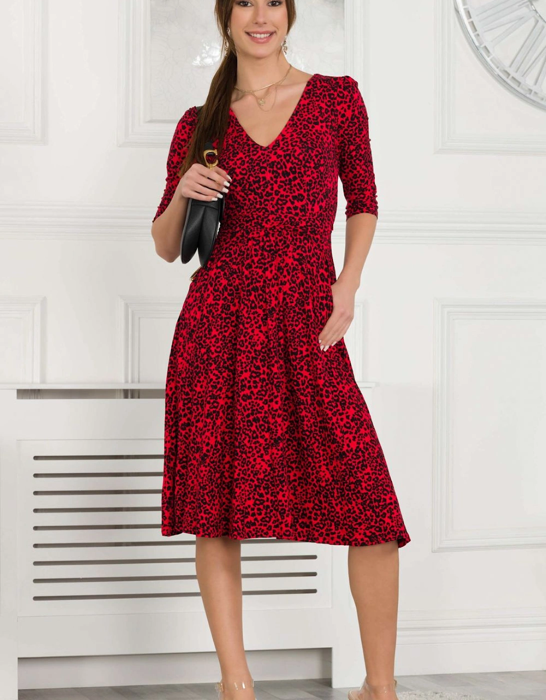 Valeria Viscose Midi Dress, 2 of 1