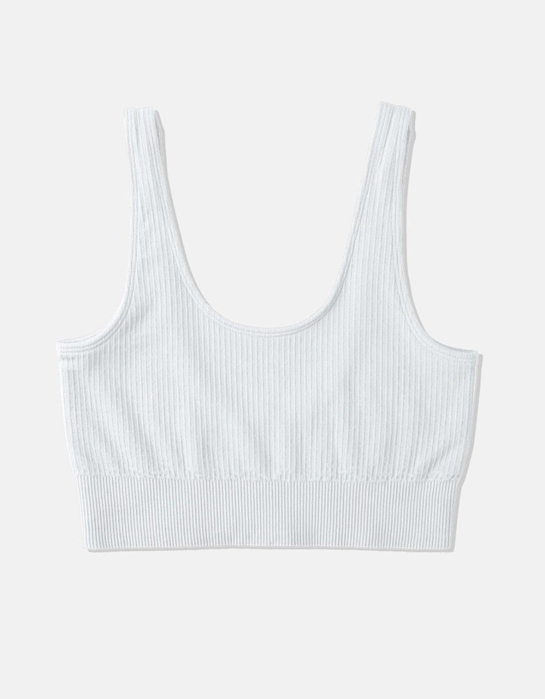 Ribbed Seamless Bra