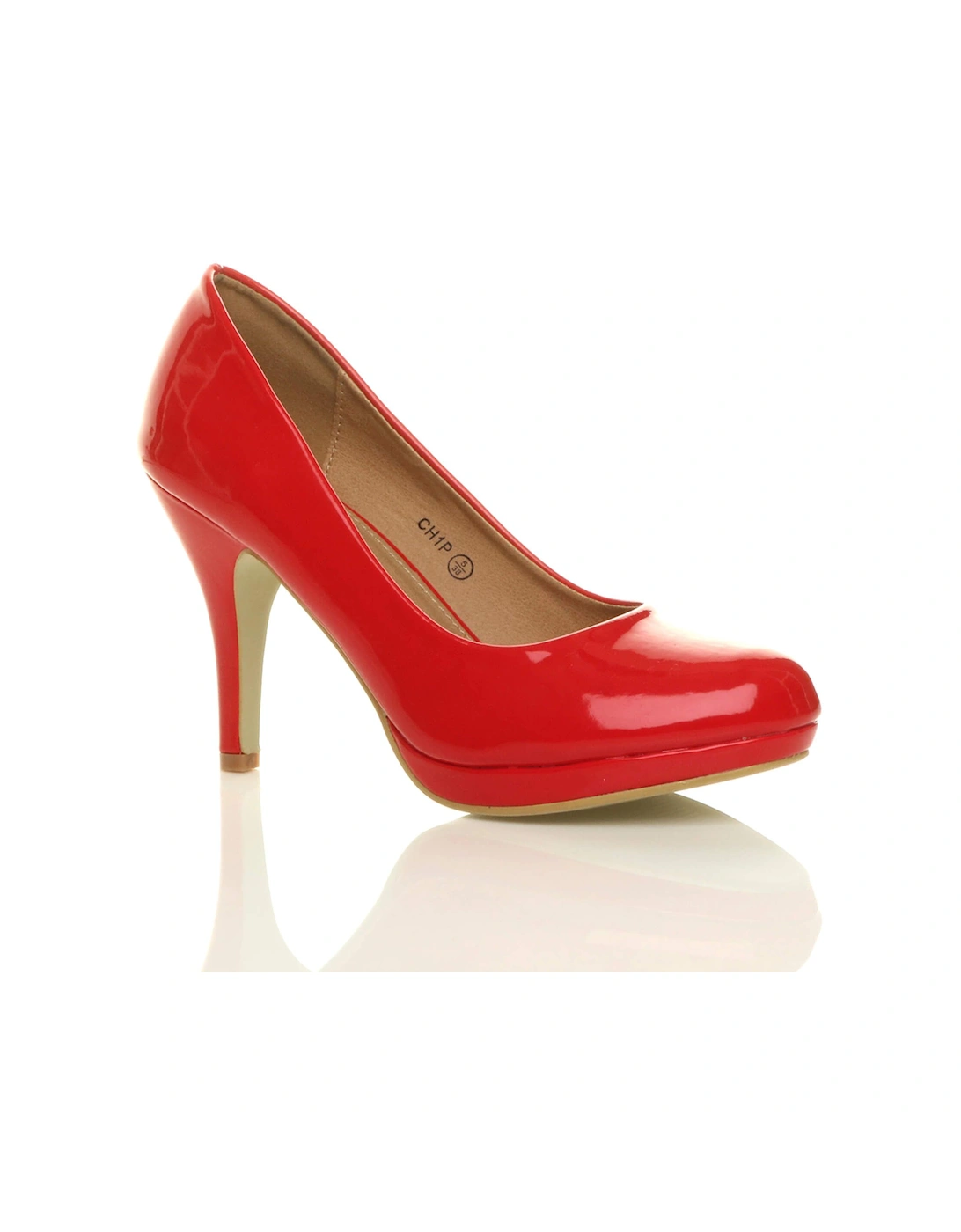 High  Heel  Patent Court Shoes, 2 of 1