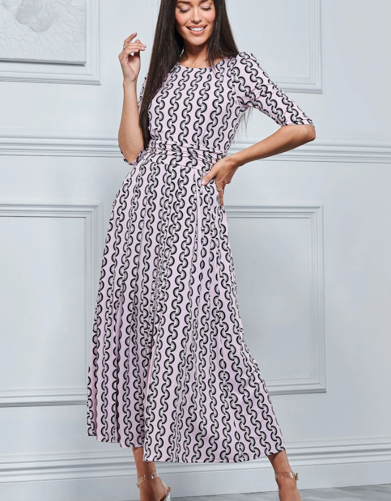 Pauline Sleeved Maxi Dress