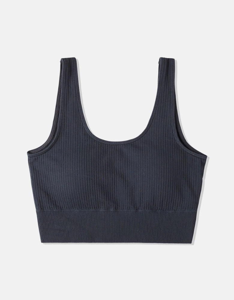 Ribbed Seamless Bra