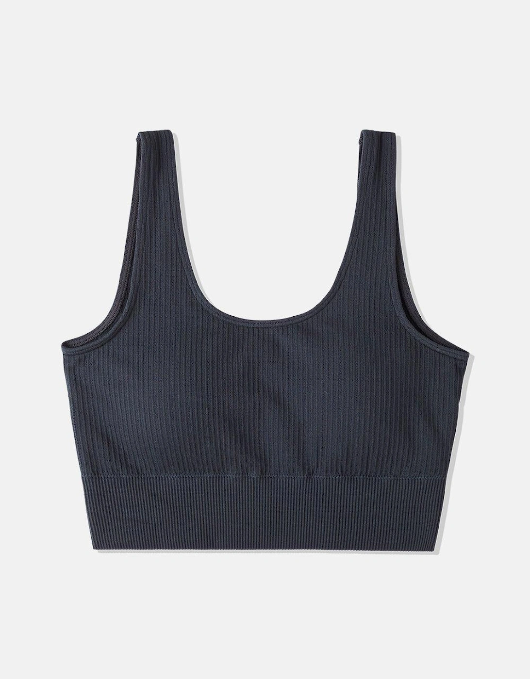 Ribbed Seamless Bra, 2 of 1