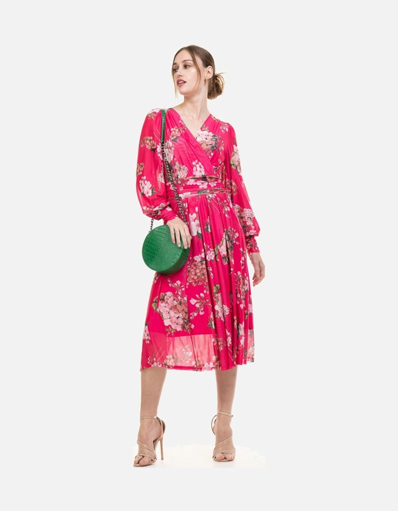 Vanessa Long Sleeved Mesh Dress