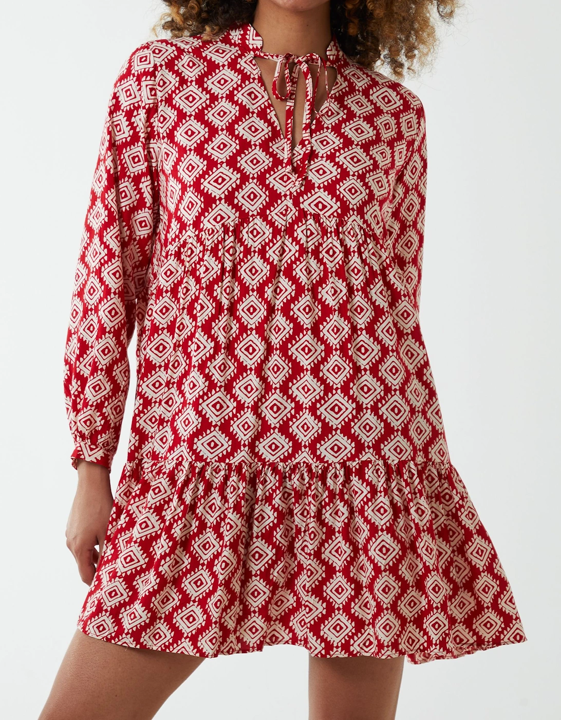 Abstract Geometric Tunic Dress, 2 of 1