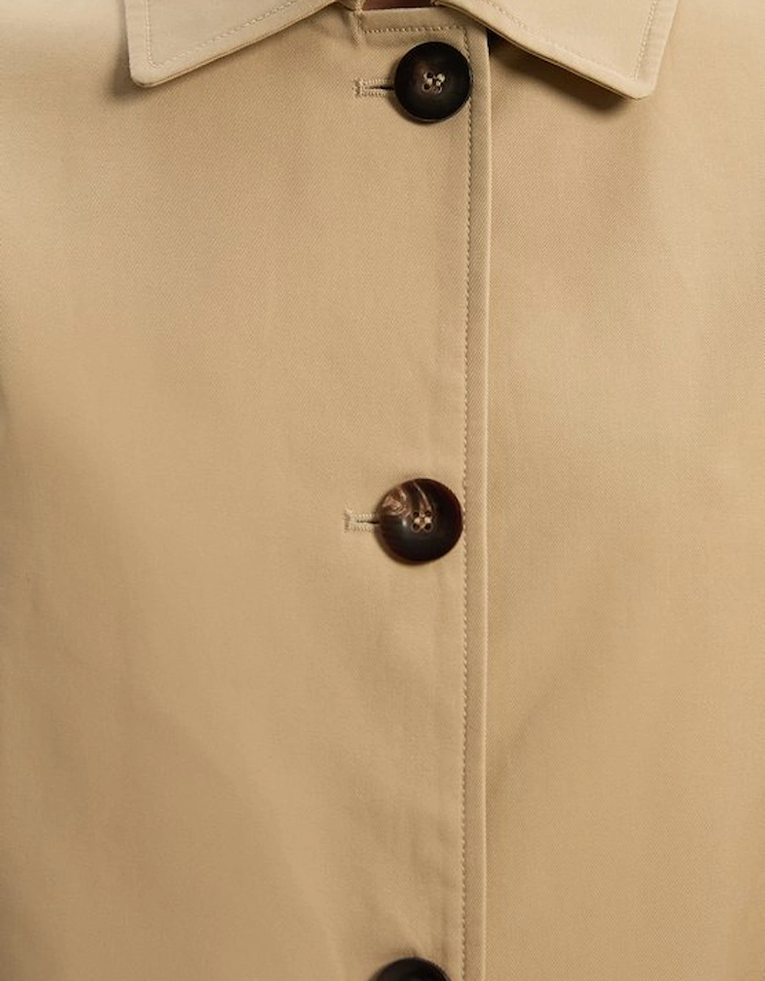 Cotton Button Tailored Jacket