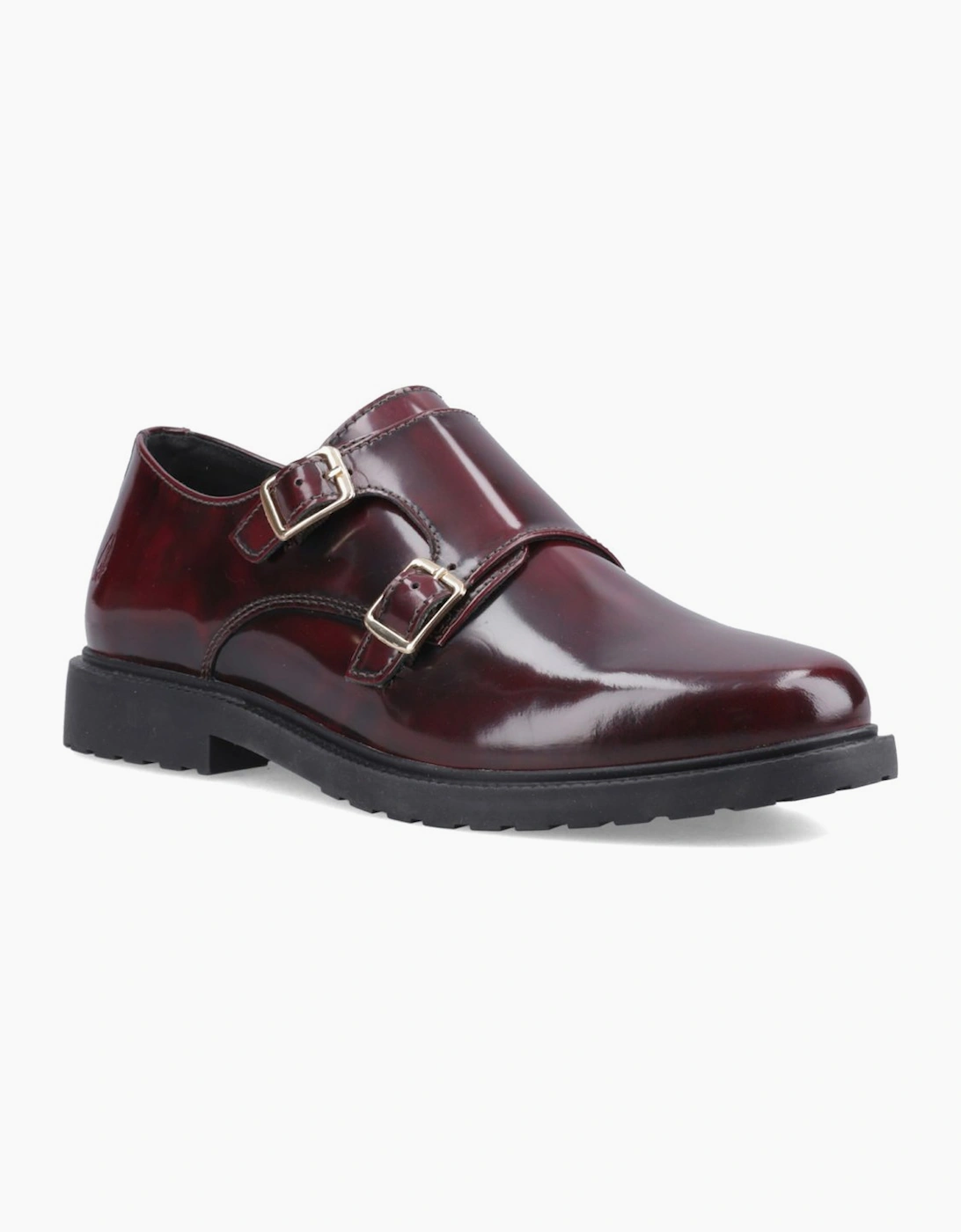 Hush Puppies Women's Red Verity Hi-Shine Monk Shoes  Size 9