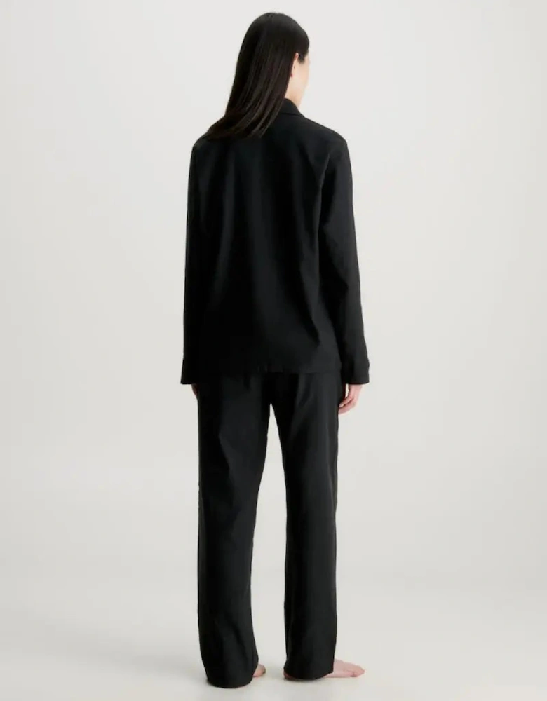 L/S PANT SET UB1 Womens Pyjamas Black
