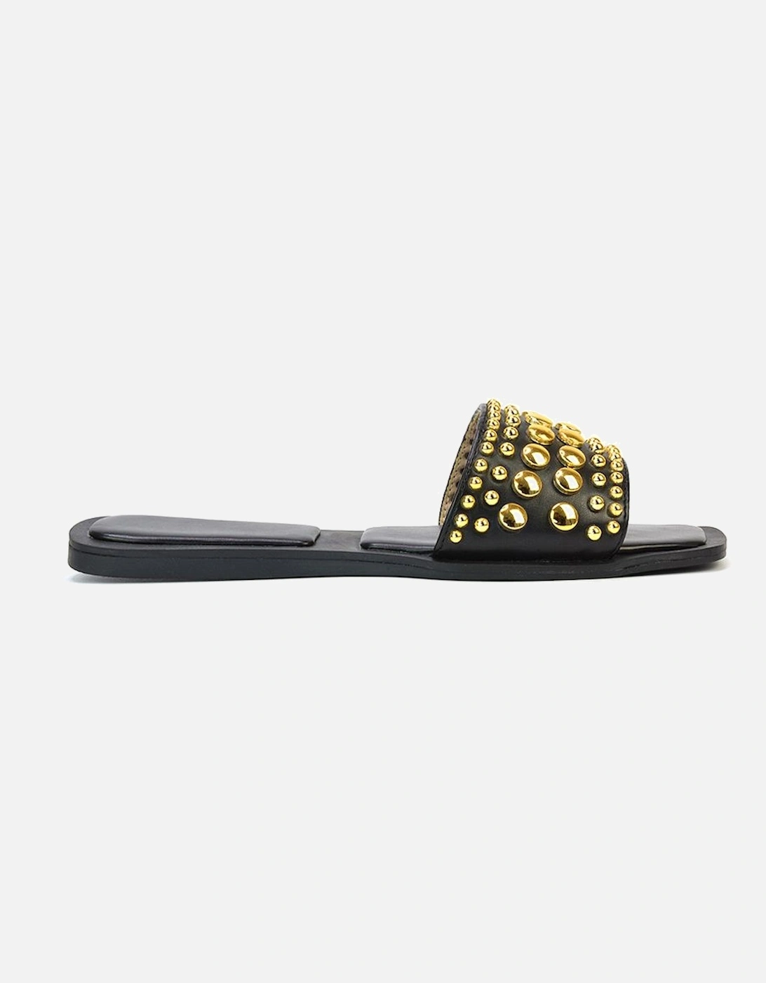 'Elodie' Flat Beaded Open Toe Slider Sandal, 2 of 1