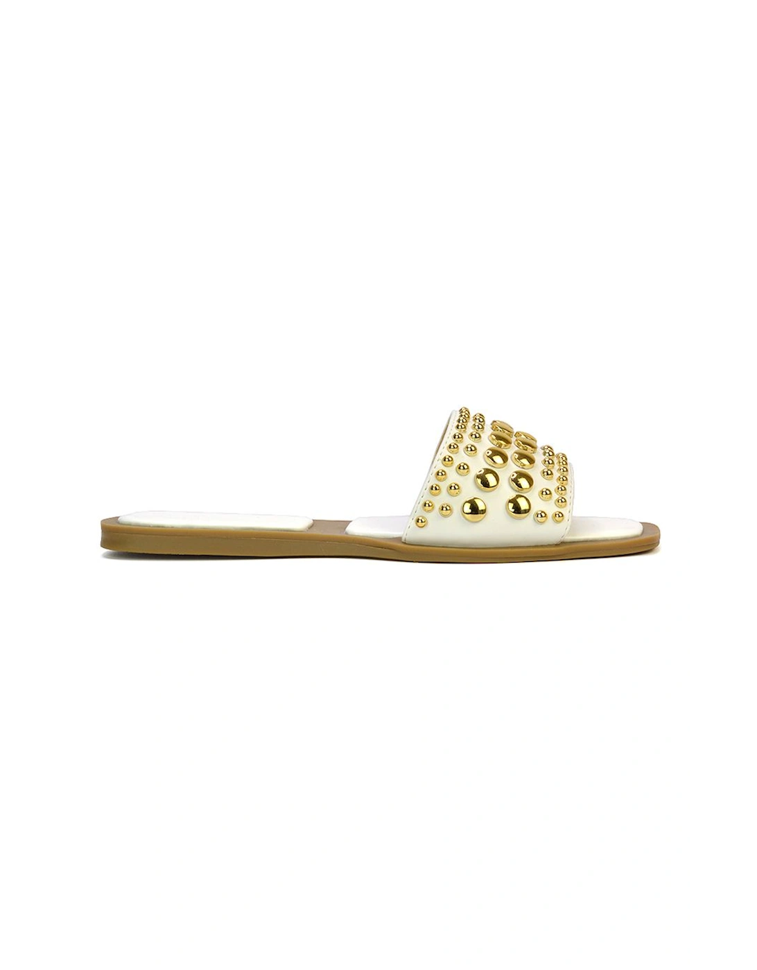 'Elodie' Flat Beaded Open Toe Slider Sandal, 2 of 1