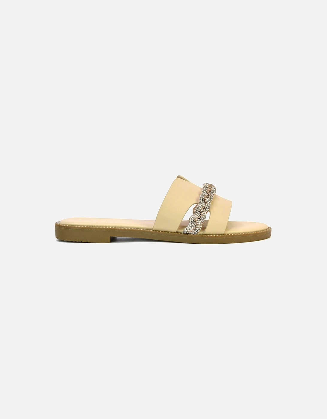 'Josie' Diamante Slider Mule Sandals, 2 of 1